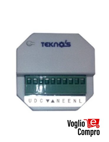 CENTRALE COMANDO RADIO A PULSANTE TEKNOS TC0 PER ACCENSIONE LUCI