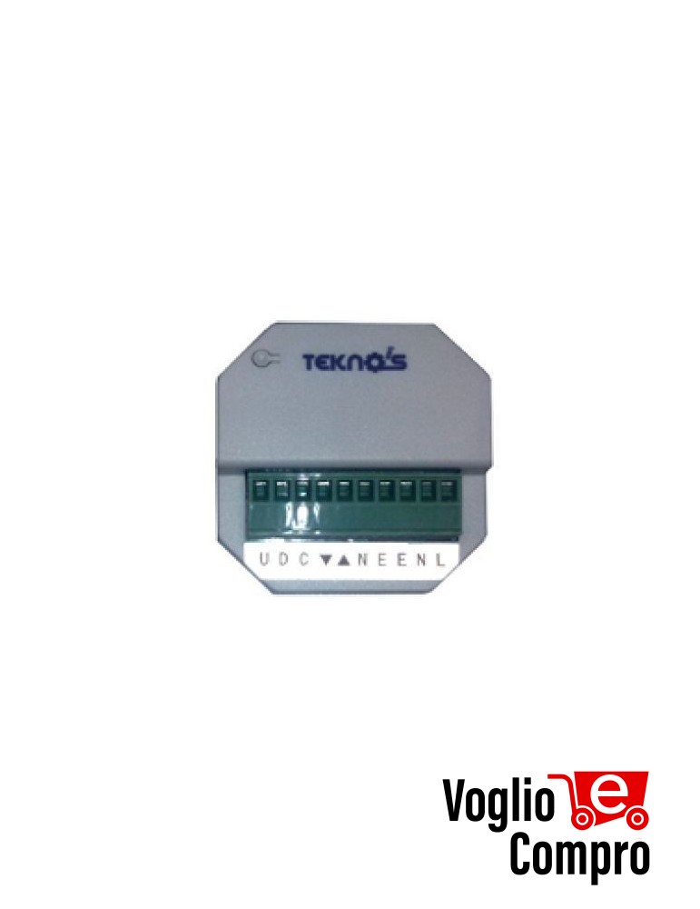 CENTRALE COMANDO RADIO A PULSANTE TEKNOS TC0 PER ACCENSIONE LUCI