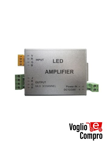 5940014 AMPLIFICATORE RGB 12/24V PER LED STRIP RGB 288W