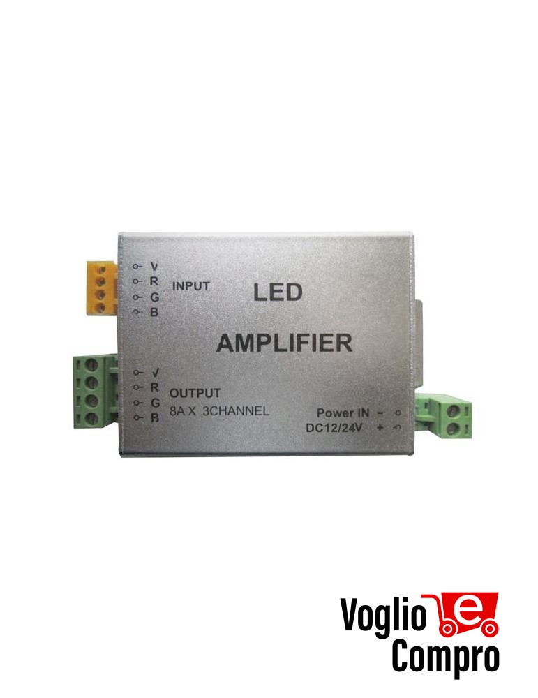 5940014 AMPLIFICATORE RGB 12/24V PER LED STRIP RGB 288W