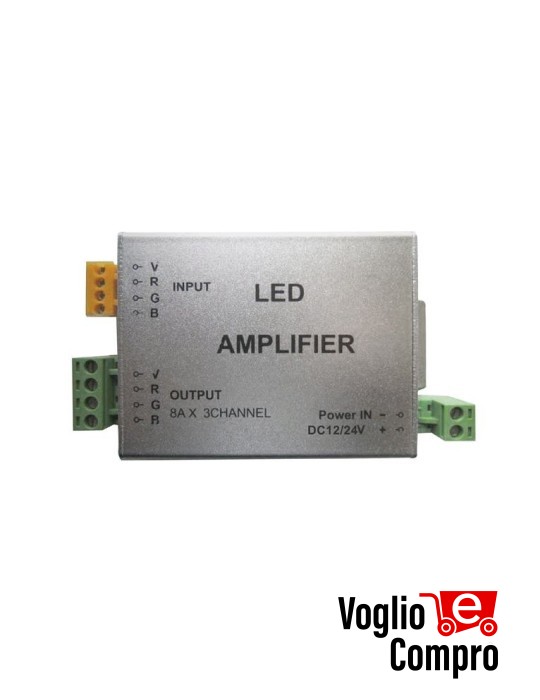 5940014 AMPLIFICATORE RGB 12/24V PER LED STRIP RGB 288W