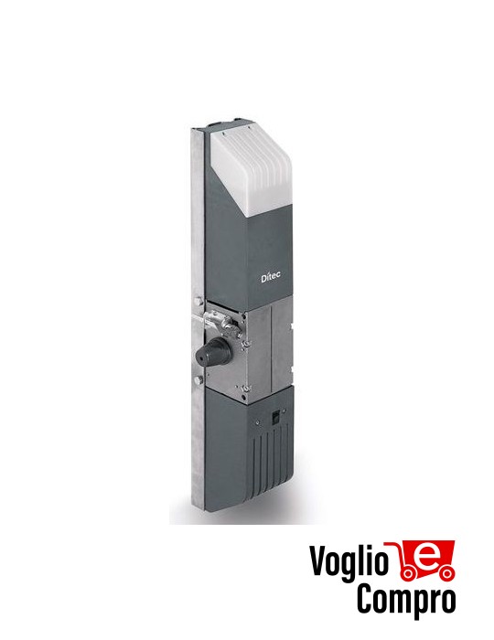 MOTORIDUTTORE SLAVE 24V DITEC BOX3H PER PORTE BASCULANTI A CONTRAPPESI FINO A 12M²