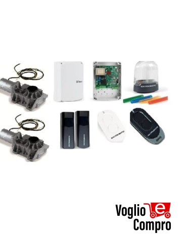 KIT MOTORE INTERRATO 24V DITEC DITCB24L CUBIC CANCELLO ANTE BATTENTI