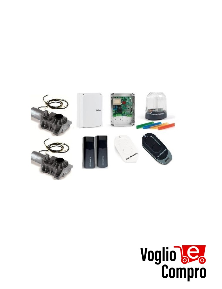 KIT MOTORE INTERRATO 24V DITEC DITCB24L CUBIC CANCELLO ANTE BATTENTI