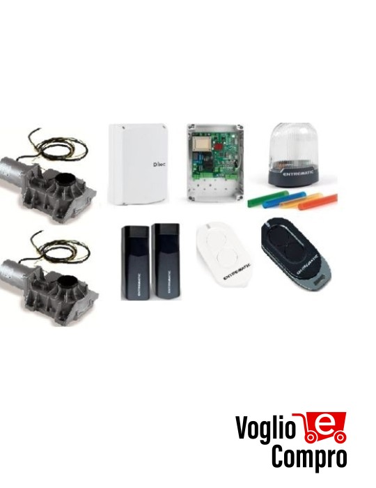 KIT MOTORE INTERRATO 24V DITEC DITCB24L CUBIC CANCELLO ANTE BATTENTI