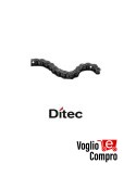 CATENA DITEC CAT1 DA 1/2''x5/16'' 5 SPEZZONI 5Mt PER MOTORE NEOS  DOD14