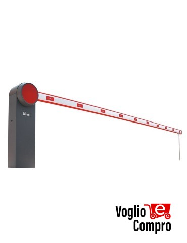 BARRIERA AUTOMATICHA DITEC QIK7EH INTENSO 24V ENCODER LUCE NETTA 5,8M