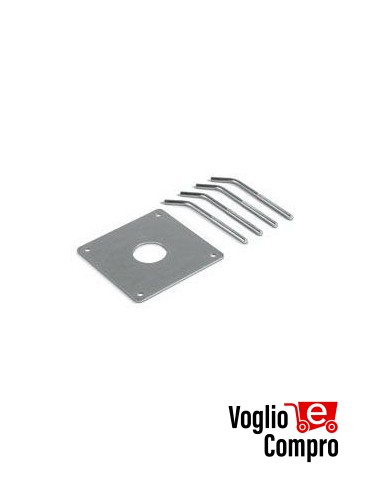 ZANCHE DI FISSAGGIO DITEC QIKAFZ PER APPOGGIO FISSO QIKAF PER BARRIERE QIK