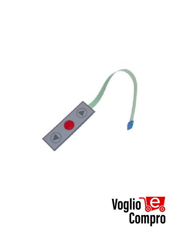 PULSANTIERA OPZIONALE DITEC PT3 PER CENTRALE E1A, E1T,  3 TASTI APRE CHIUDE STOP