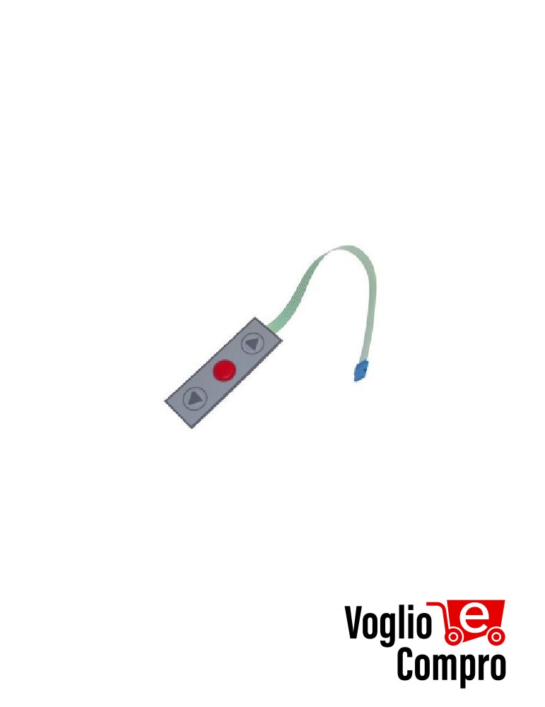 PULSANTIERA OPZIONALE DITEC PT3 PER CENTRALE E1A, E1T,  3 TASTI APRE CHIUDE STOP