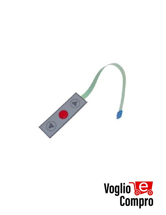 PULSANTIERA OPZIONALE DITEC PT3 PER CENTRALE E1A, E1T,  3 TASTI APRE CHIUDE STOP