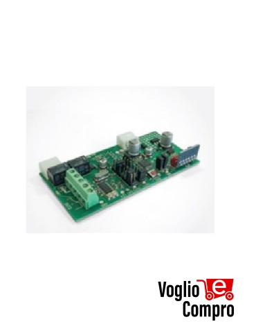 RICEVITORE BICANALE 12 -24Vcc 433 MHz DITEC BIXR2 COMPLETO MODULO MEMORIA ESTRAIBILE BIXMR2