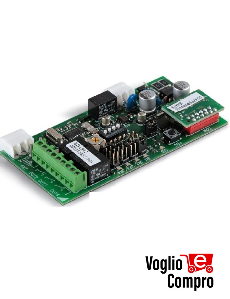 RICEVITORE QUADRICANALE 12-24V DITEC BIXLR42 PER BARRIERA AUTOMATICA QIK80EH