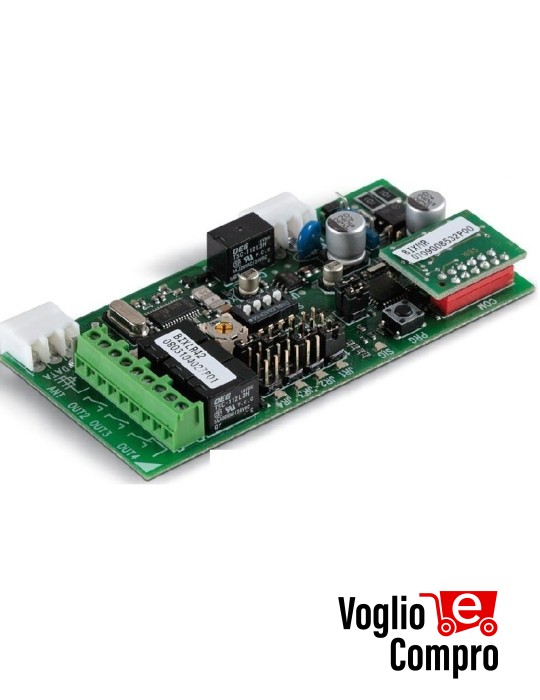 RICEVITORE QUADRICANALE 12-24V DITEC BIXLR42 PER BARRIERA AUTOMATICA QIK80EH
