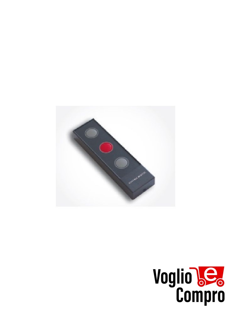 PULSANTIERA DI COMANDO DITEC PB3 PER FISSAGGIO IN SUPERFICIE 3 TASTI (Apre - Stop - Chiude)