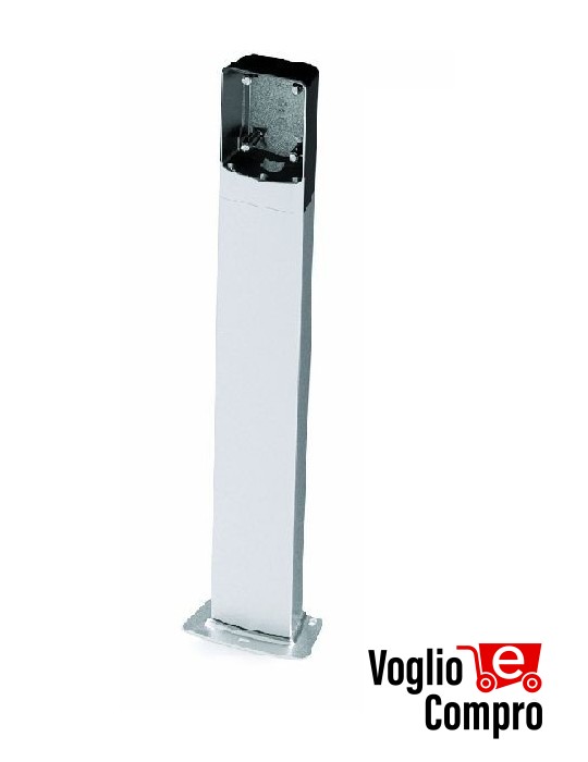 COLONNINA  IN ALLUMINIO DA ESTERNO CON BASE DITEC AXC100 AXCBS ALTEZZA 1 Mt