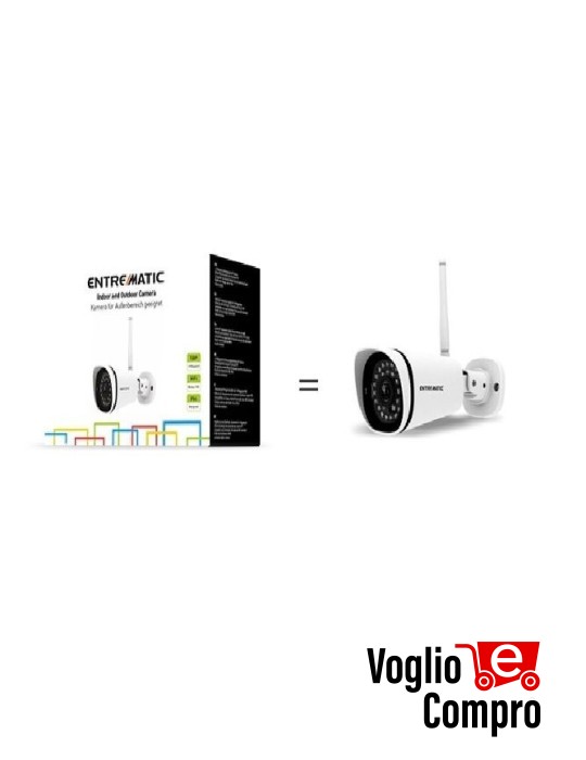 MINI BULLET CAMERA DA INTERNO ED ESTERNO DITEC IPCAM1 IP66 HD720p