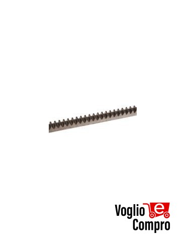 CREMAGLIERA METALLICA ZINCATA M4 V2 162324 1 Mt 22X22mm PER MOTORE SCORREVOLE