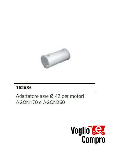 ADATTATORE ASSE V2 162636 DIAMETRO 42 PER ATTUATORE AGON170 - AGON260