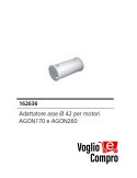 ADATTATORE ASSE V2 162636 DIAMETRO 42 PER ATTUATORE AGON170 - AGON260