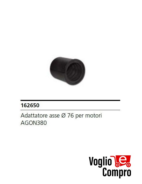 ADATTATORE ASSE V2 162650 DIAMETRO 76 PER ATTUATORE AGON380