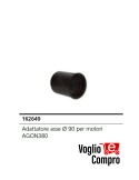 ADATTATORE ASSE V2 162649 DIAMETRO 90 PER ATTUATORE AGON380