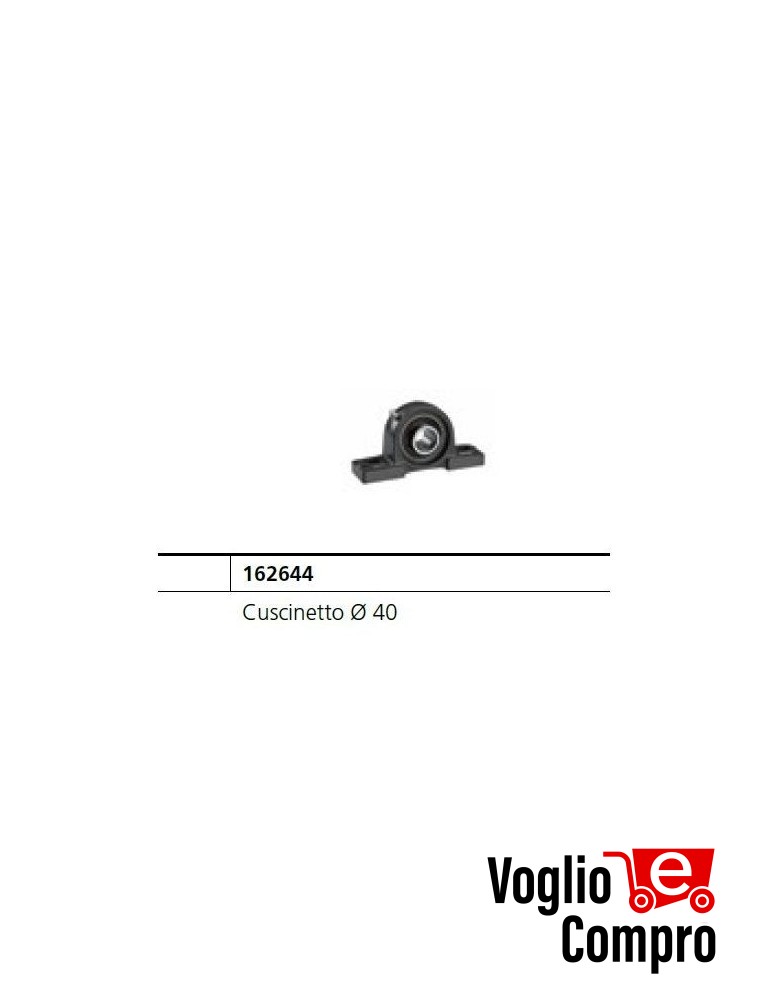 CUSCINETTO PER PARACADUTE DIAMETRO 40mm V2 162644 PER ACCESSORIO MOTORE ULK