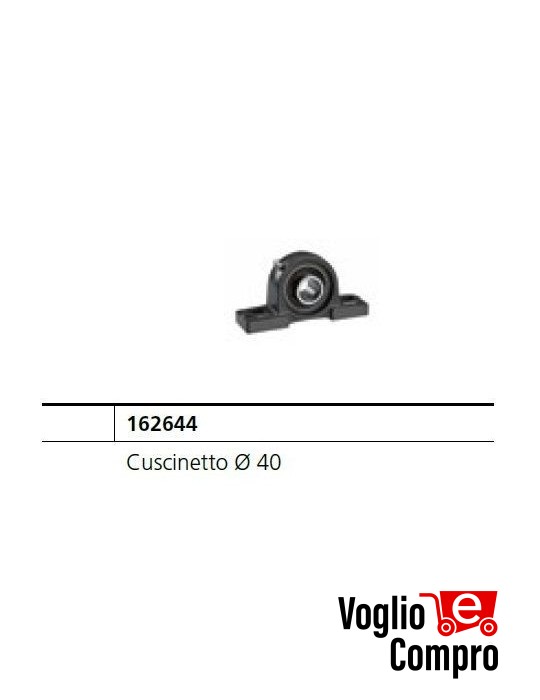 CUSCINETTO PER PARACADUTE DIAMETRO 40mm V2 162644 PER ACCESSORIO MOTORE ULK