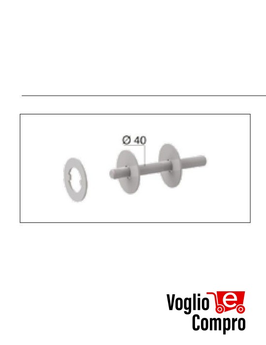 KIT ALBERO / FLANGIA Ø 5 INCH CODICE 162652 PER STAFFA DI TRASMISSIONE ULK