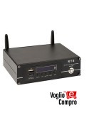 RICEVITORE AUDIO WIFI BLUETOOTH RTS AMPLIFICATO 50 + 50 WATT RMS CON ALIMENTATORE