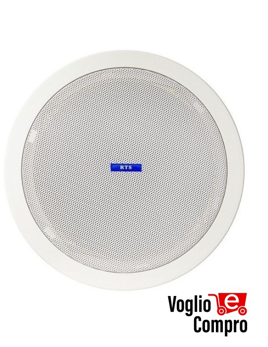DIFFUSORE ROTONDO CONTROSOFFITTA TS DR 200 RTS 15Watt 100 Volt FORO 193mm