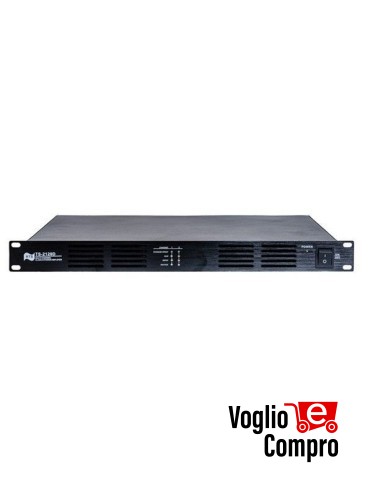 AMPLIFICATORE RTS 2x120W RMS USCITE 100 VOLT CLASSE D