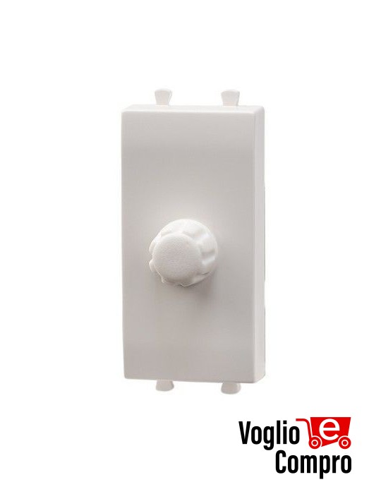 REGOLATORE VOLUME AMPLIFICATO MONO RTS MODULO INCASSO PER NOW BIANCO