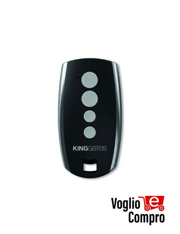TRASMETTITORE RADIOCOMANDO KINGGATE STYLO 4 TASTI 433.92 MHz ROLLING CODE