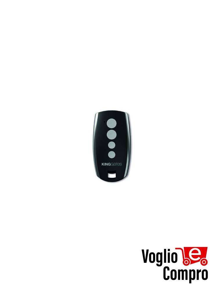 TRASMETTITORE RADIOCOMANDO KINGGATE STYLO 4 TASTI 433.92 MHz ROLLING CODE