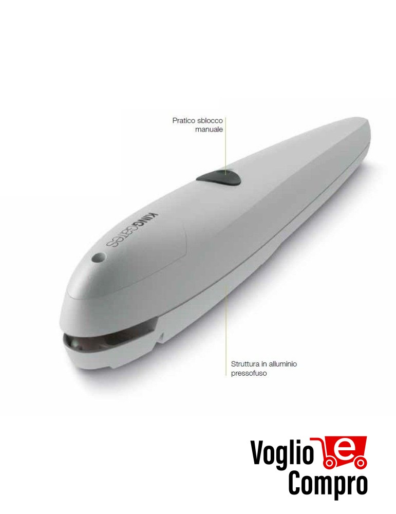 MOTORE KING COUPER 24 IRREVERSIBILE 24V PER CANCELLO BATTENTE ANTA 2 MT 400 Kg