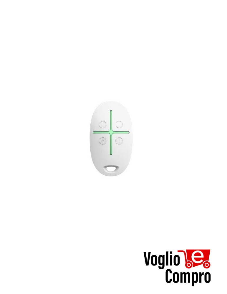 AJAX Telecomando bidirezionale Wireless SpaceControl Jeweller BIANCO