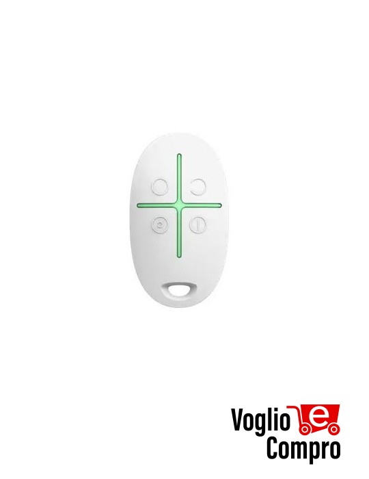 AJAX Telecomando bidirezionale Wireless SpaceControl Jeweller BIANCO