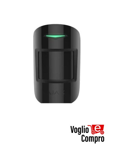AJAX Rilevatore Wireless con sensore a microonde MotionProtect Plus NERO