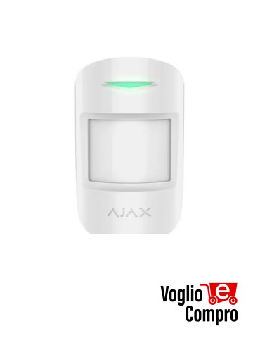 AJAX Rilevatore Wireless con sensore a microonde MotionProtect Plus BIANCO