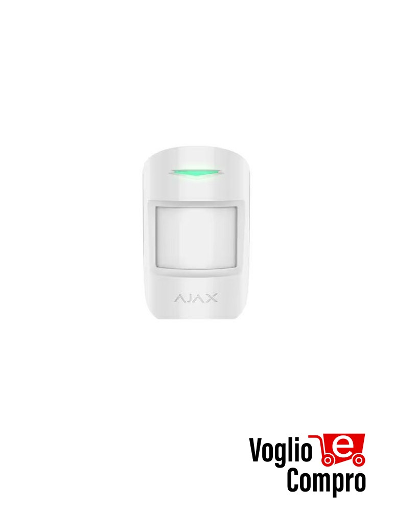 AJAX Rilevatore Wireless con sensore a microonde MotionProtect Plus BIANCO