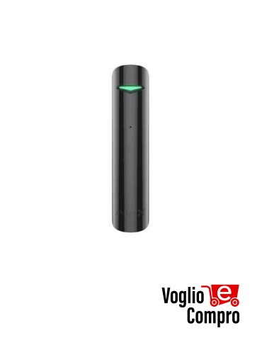 AJAX Rilevatori di rottura vetri Wireless GlassProtect NERO