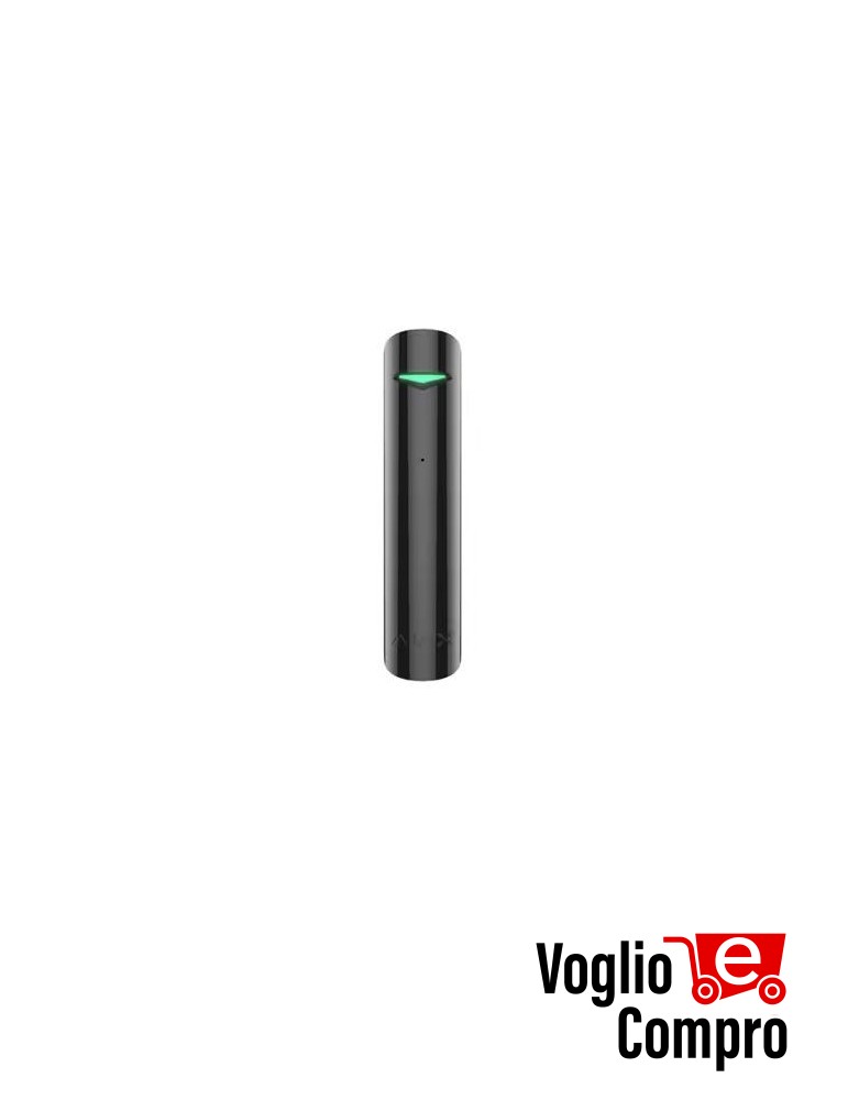 AJAX Rilevatori di rottura vetri Wireless GlassProtect NERO