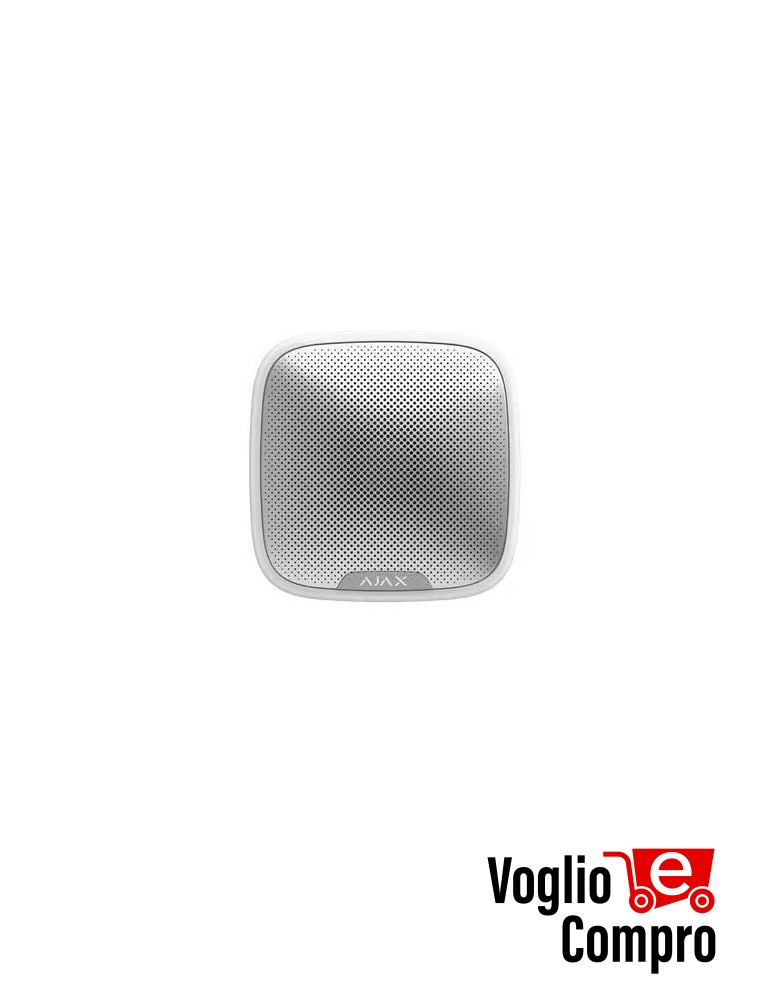 AJAX Sirera da estermo wireless StreetSiren (BIANCO)