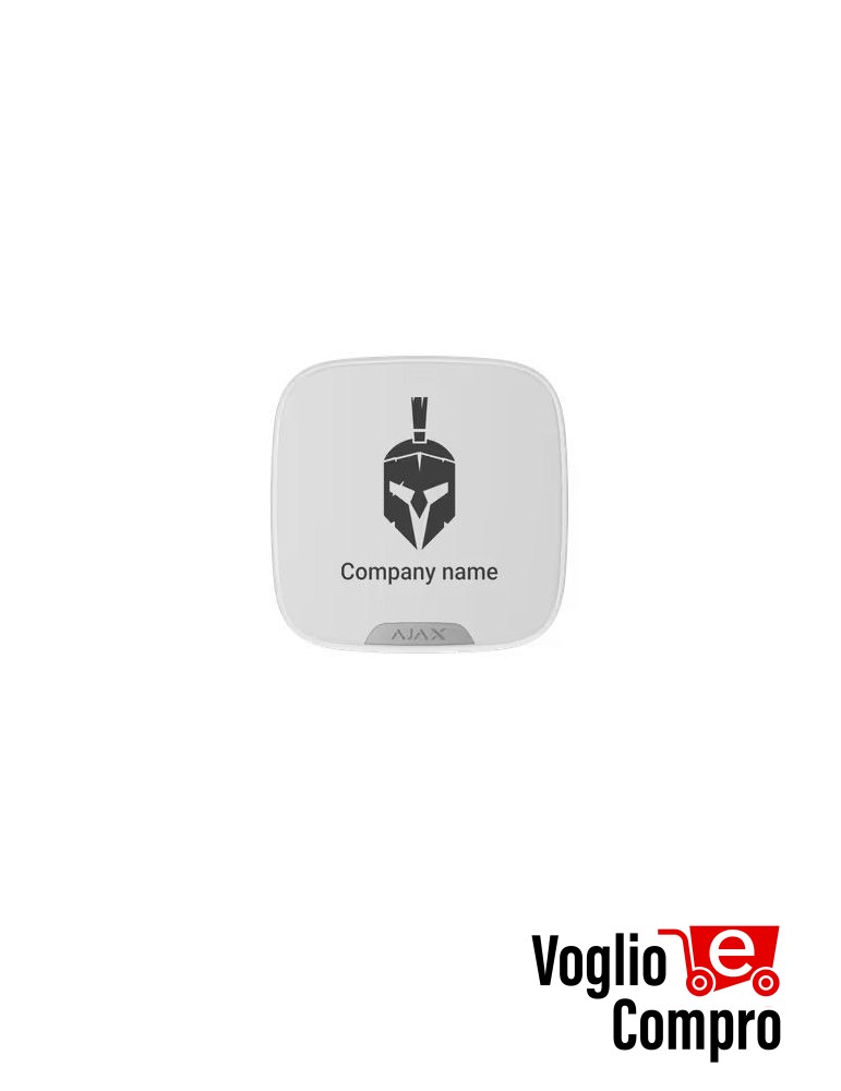 AJAX Sirena wireless da esterno con pannello StreetSiren DoubleDeck (BIANCO)