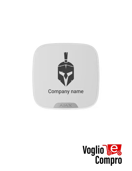 AJAX Sirena wireless da esterno con pannello StreetSiren DoubleDeck (BIANCO)