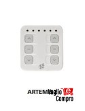 TRASMETTITORE DA PARETE V2 ARTEMIS 2 CH PER TENDE E TAPPARELLE 434,15 Mhz