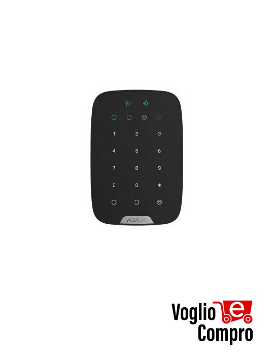 AJAX Tastiera touch wireless KeyPad Plus (NERO)
