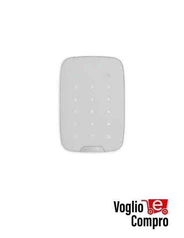 AJAX Tastiera touch wireless KeyPad Plus (BIANCO)