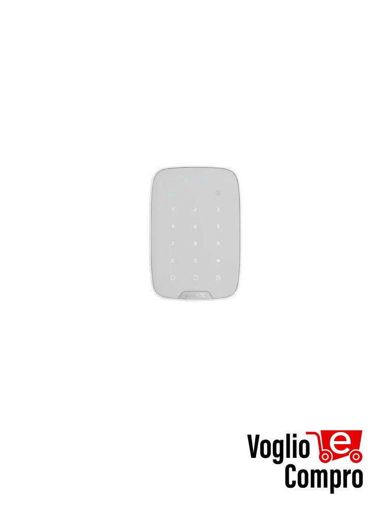 AJAX Tastiera touch wireless KeyPad Plus (BIANCO)